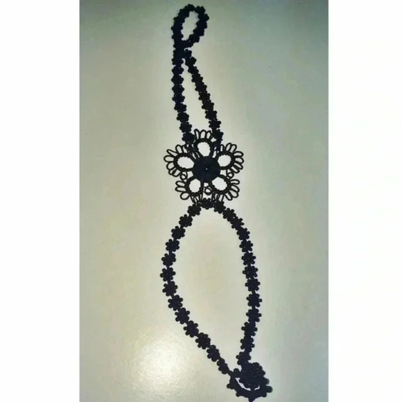 100% Hand Made embroidered bracelet/ring - Picture 2 of 3